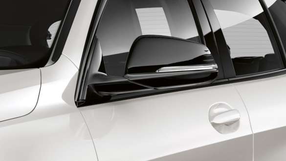 BMW 1 Series F40 Black mirror caps BMW 1 Series F40 Model Sport Line with Black mirror caps