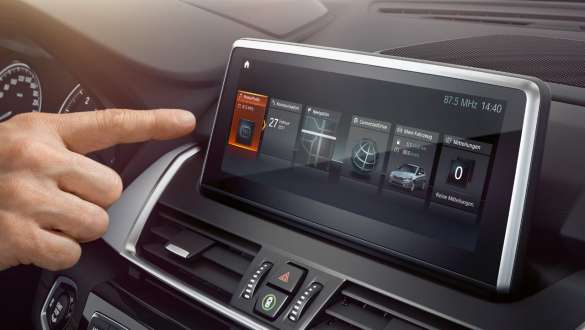 Touch Interface BMW 2 Series Active Tourer Touch Interface Control Display BMW 2 Series Active Tourer F45 2018 interior
