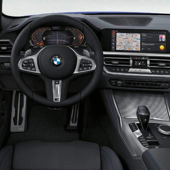Upholstery BMW 4 Series Coupé M Sport package G22 2020 Upholstery in Exclusive Leather BMW 4 Series Coupé G22 2020 M Sport package interior
