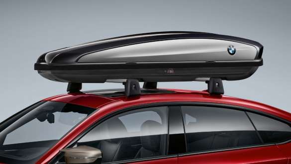 BMW roof box 320 Black/Titan Silver BMW 4 Series Gran Coupé G26 2021 BMW roof box 320 Black/Titan Silver BMW 4 Series Gran Coupé G26 2021