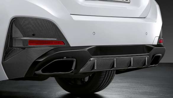 M Performance rear diffuser in carbon fibre BMW 4 Series Gran Coupé G26 2021 M Performance rear diffuser in carbon fibre BMW 4 Series Gran Coupé G26 2021