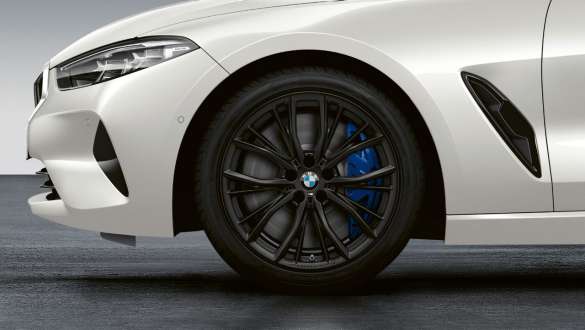 19" M Performance forged wheel Double-spoke 786 M Jet Black matt M Performance Parts BMW 8 Series Coupé G15 LCI Facelift 2022 19" M Performance forged wheel Double-spoke 786 M Jet Black matt M Performance Parts BMW 8 Series Coupé G15 LCI Facelift 2022