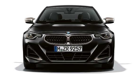 Front design BMW M240i xDrive Coupé G42 2021 BMW M240i xDrive Coupé G42 2021 Black Sapphire metallic front design