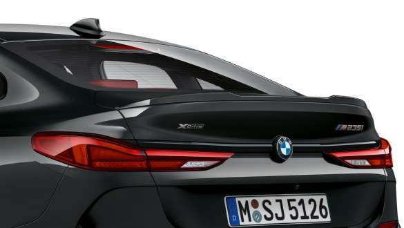 M rear spoiler BMW M235i xDrive Gran Coupé F44 M rear spoiler BMW M235i xDrive Gran Coupé F44 Black Sapphire metallic rear view