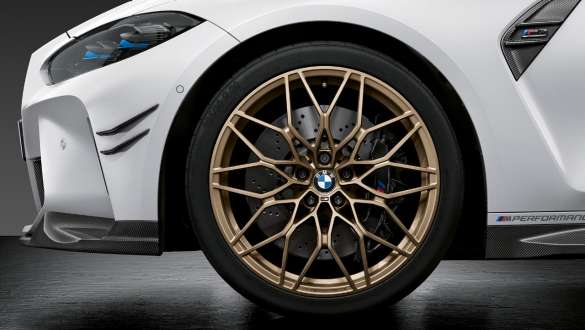 20"/21" M Performance forged wheel 1000 M Frozen Gold Bronze 20"/21" M Performance forged wheel 1000 M Frozen Gold Bronze close-up