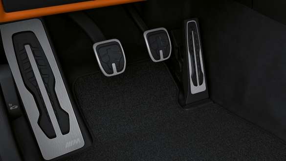 Integrated M specific braking system Integrated M specific braking system pedals cockpit