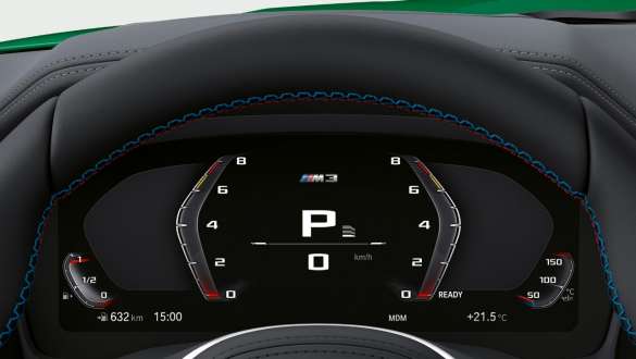 M specific instrument cluster M specific instrument cluster interior