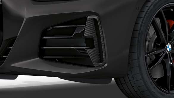 M Aerodynamic package rear BMW M440i xDrive Convertible G23 2020 BMW M440i xDrive Convertible BMW Individual Frozen Portimao Blue metallic G23 2020 closeup rear M Aerodynamic package