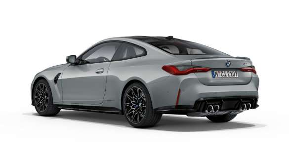 M specific suspension G82 2020 G82 2020 M specific suspension three-quarter rear view