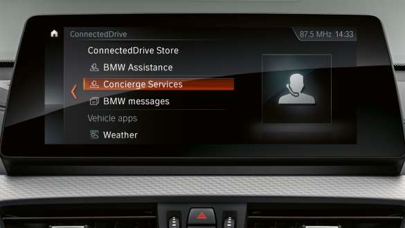 Concierge Service BMW X2 F39 Concierge service BMW X2 2020 F39 interior
