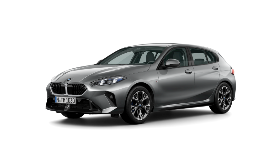 BMW 1 Series (F40) three-quarter side view BMW 1 Series (F40) three-quarter side view