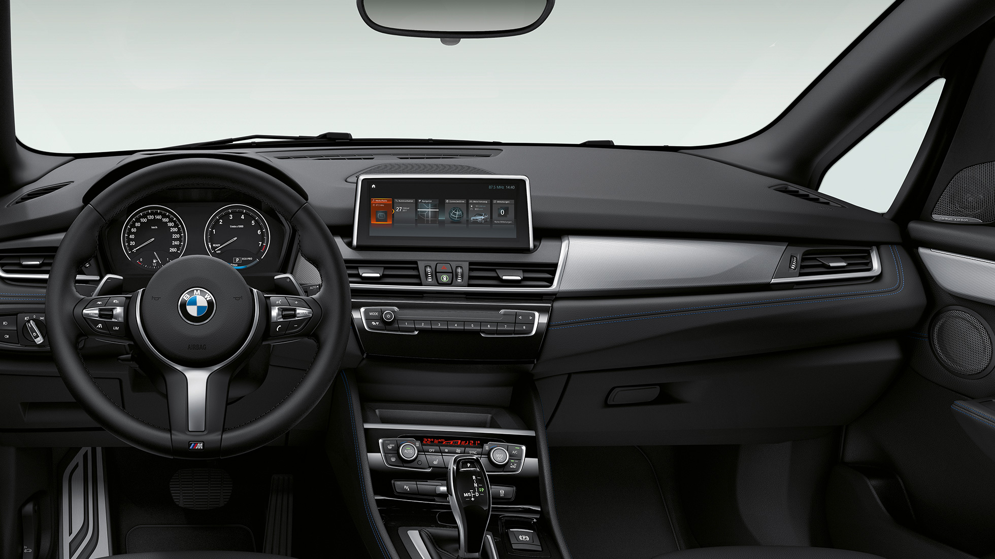 Cockpit BMW 2 Series Active Tourer Model M Sport Cockpit BMW 2 Series Active Tourer 220d xDrive Model M Sport F45 interior