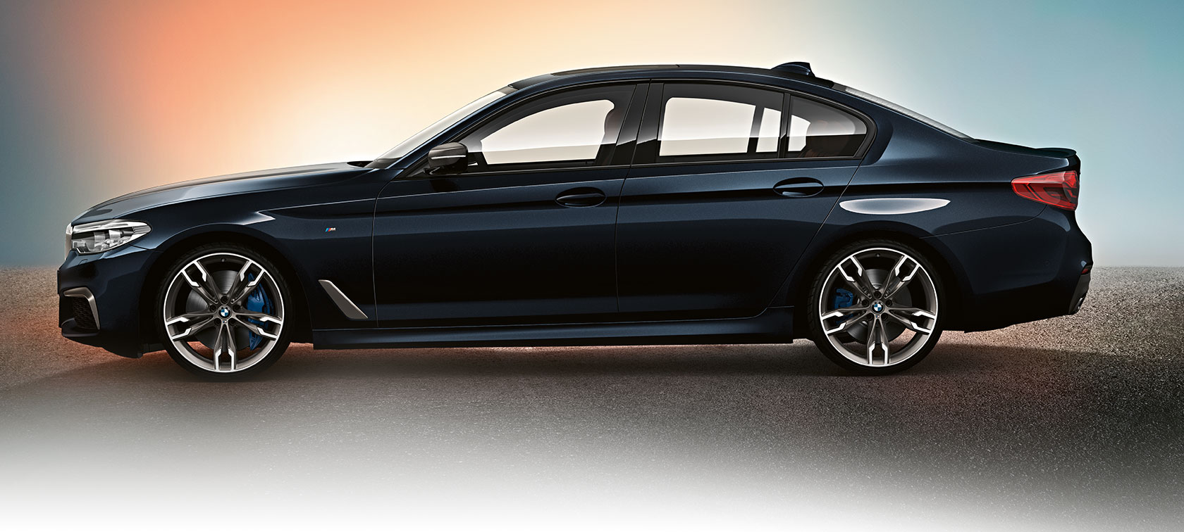 5 Series Sedan M Automobiles design. BMW 5 Series Sedan M Automobiles M550i xDrive und M550d xDrive design.