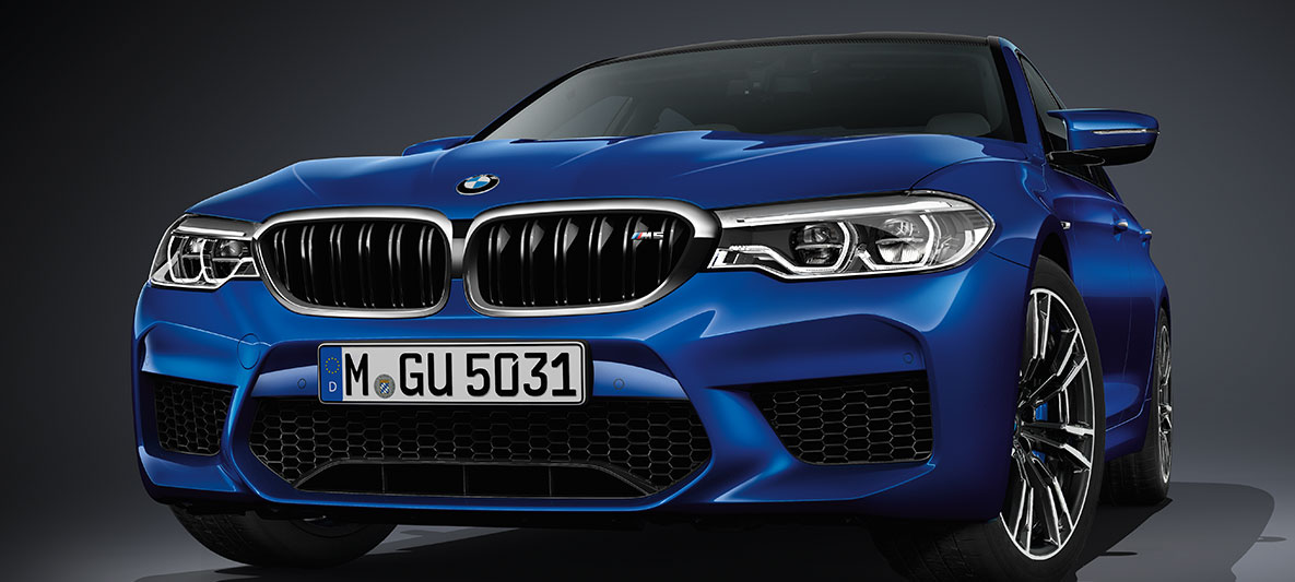 M5 front design. BMW M5 front shot.
