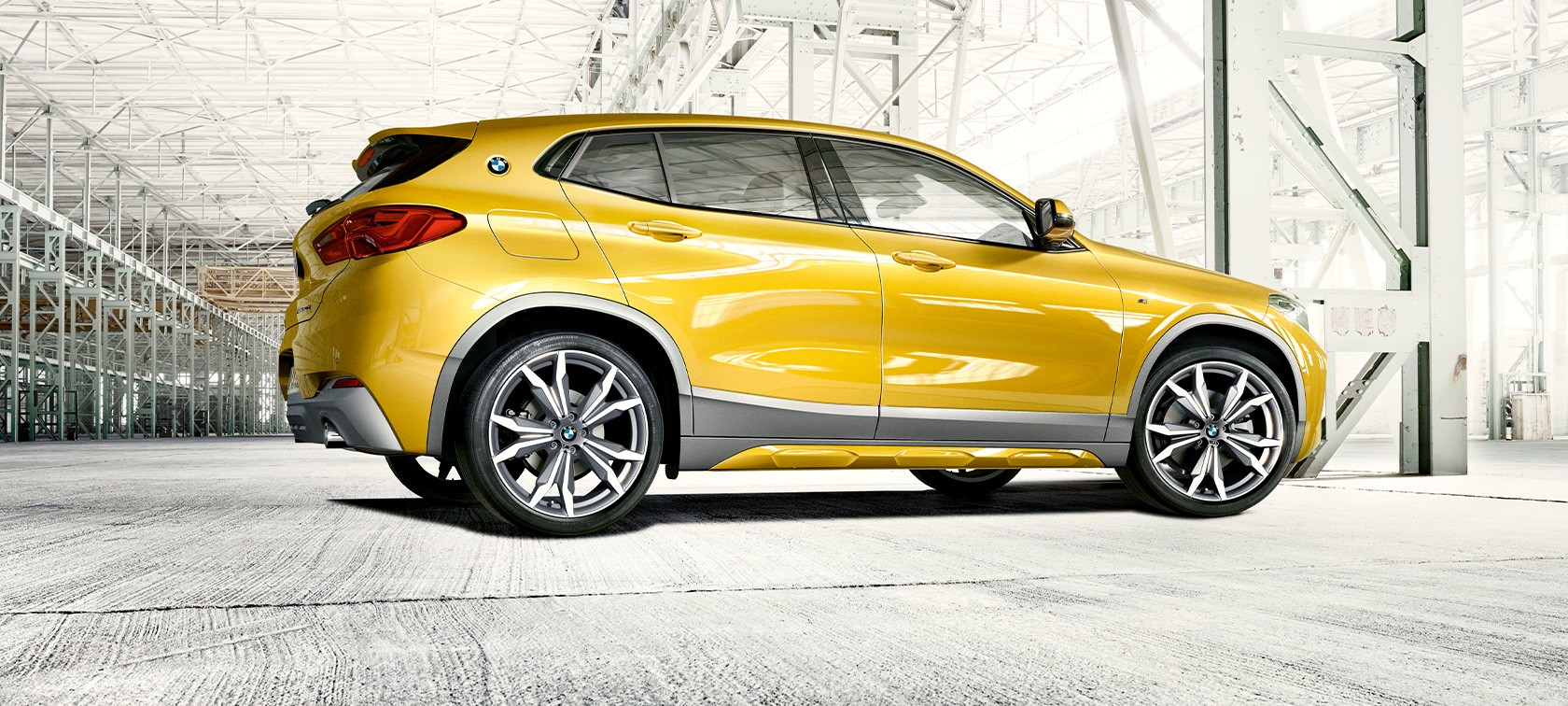 Three quarter front view BMW X2 F39 Three quarter front view BMW X2 F39 2020 Brooklyn Grey