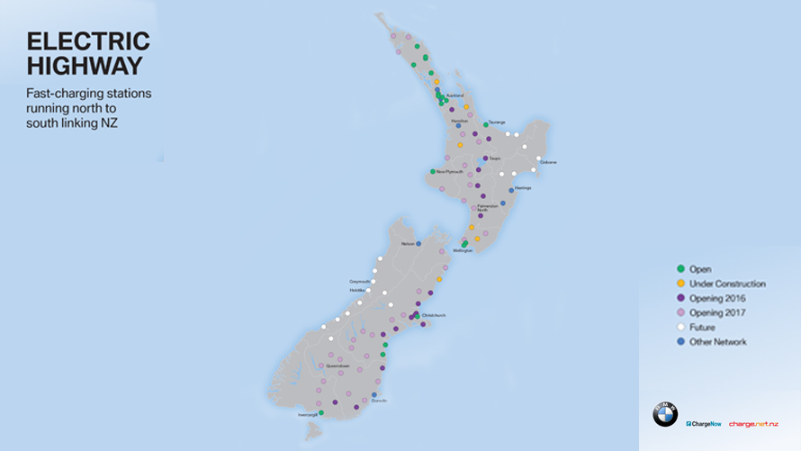 Electric Car Charging Stations Nz Map - Electric car For Future