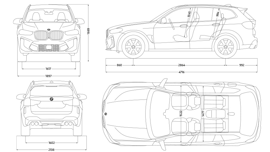 Bmw X3 M Automobiles F97 G01