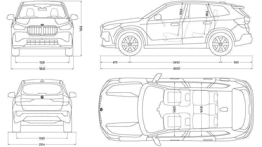 BMW iX1 U11 BEV Engines Technical Data BMW .nz
