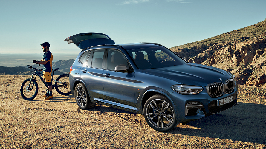 BMW X3 G01 three-quarter front view standing BMW X Series BMW X3 G01 three-quarter front view standing