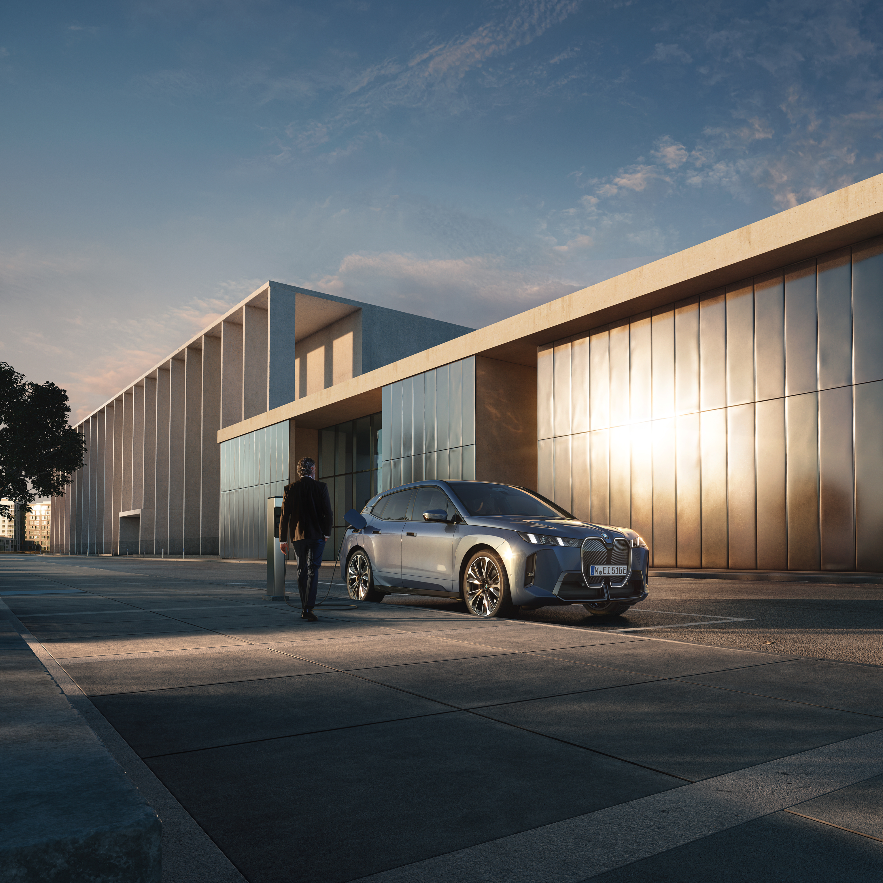 BMW electric cars 500 charging points